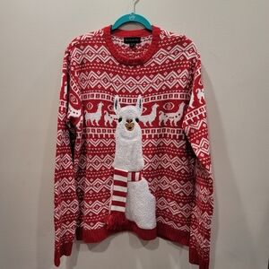Blizzard Bay Llama Christmas Sweater ‐ XL